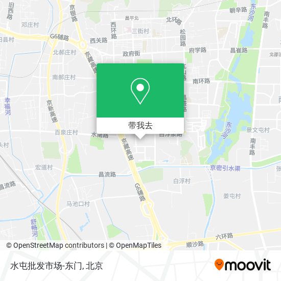 水屯批发市场-东门地图