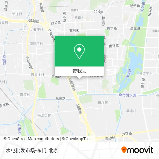 水屯批发市场-东门地图