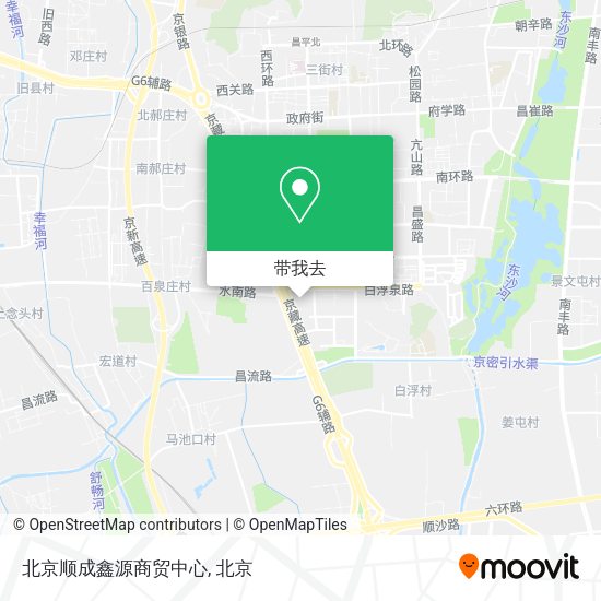 北京顺成鑫源商贸中心地图