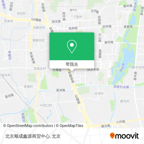北京顺成鑫源商贸中心地图