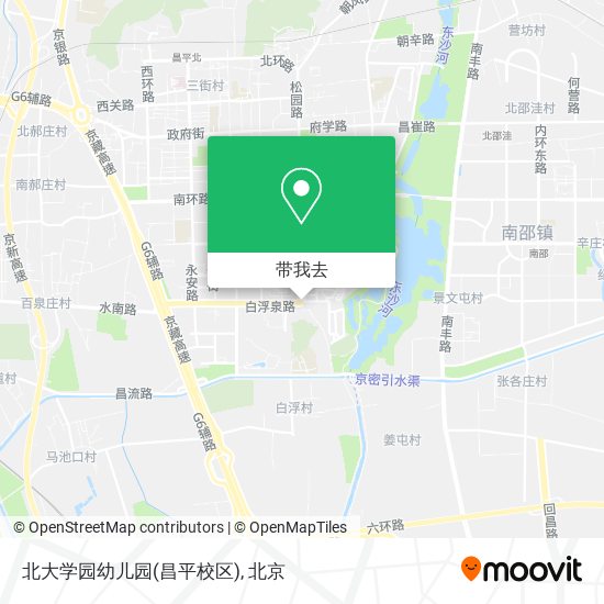 北大学园幼儿园(昌平校区)地图