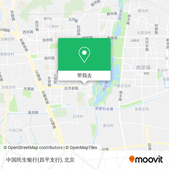 中国民生银行(昌平支行)地图