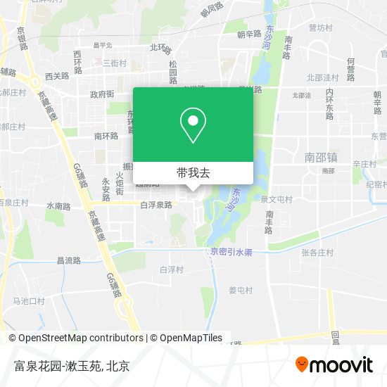 富泉花园-漱玉苑地图