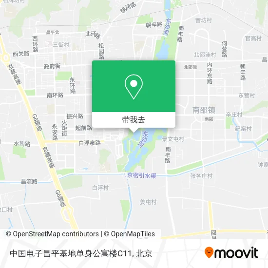 中国电子昌平基地单身公寓楼C11地图