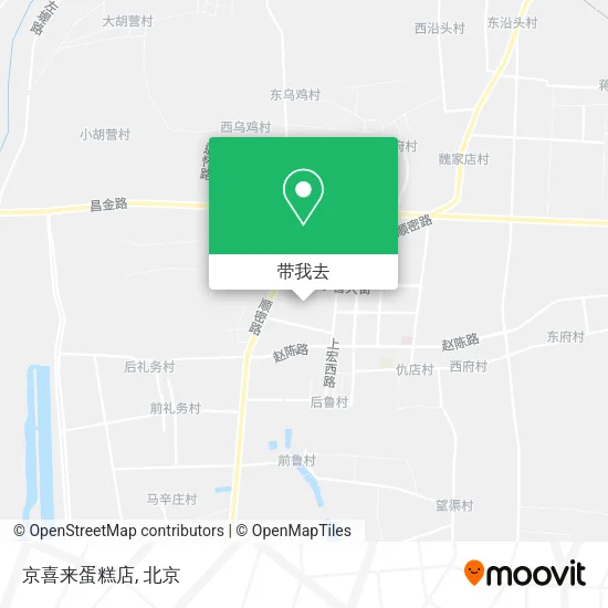 京喜来蛋糕店地图