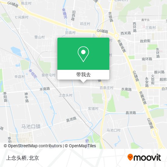 上念头桥地图