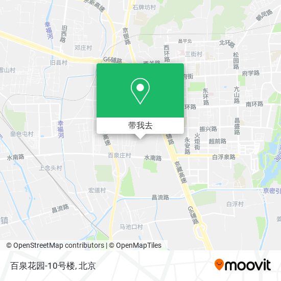 百泉花园-10号楼地图