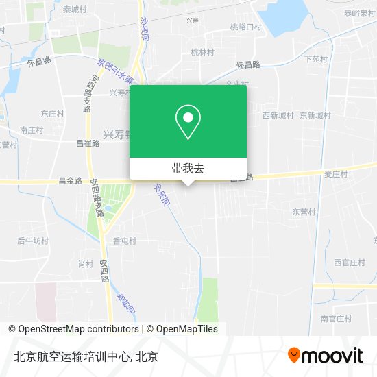 北京航空运输培训中心地图