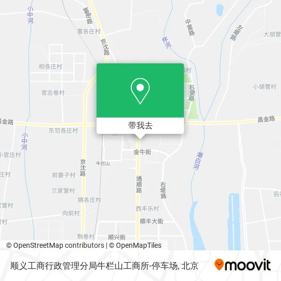 顺义工商行政管理分局牛栏山工商所-停车场地图