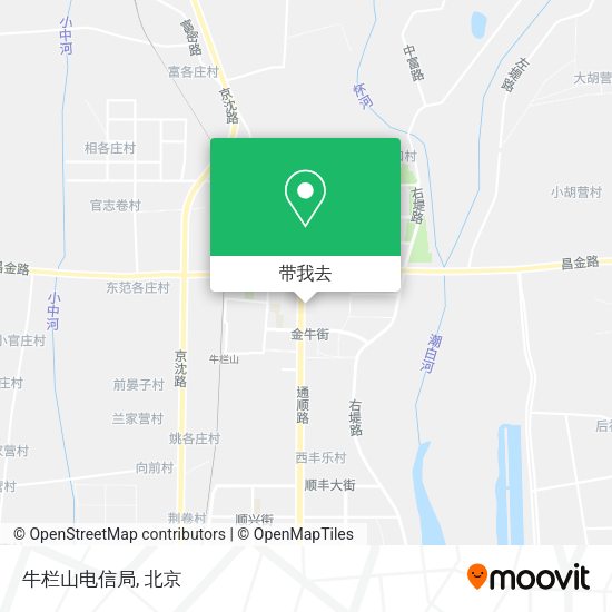 牛栏山电信局地图