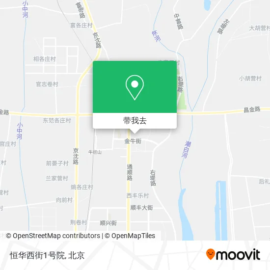 恒华西街1号院地图