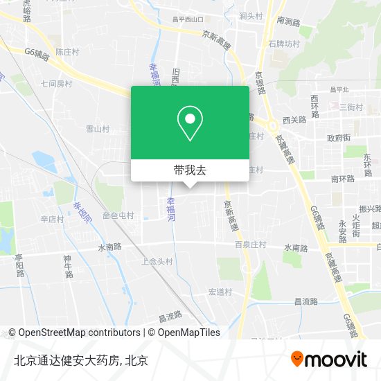 北京通达健安大药房地图