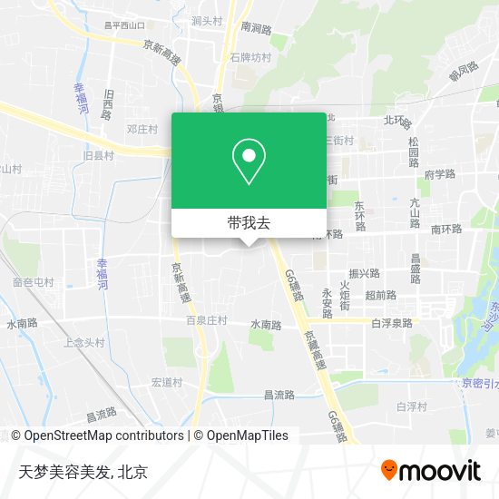 天梦美容美发地图