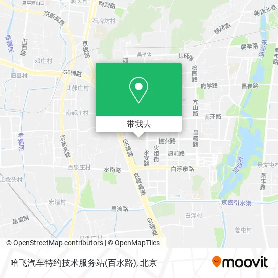 哈飞汽车特约技术服务站(百水路)地图