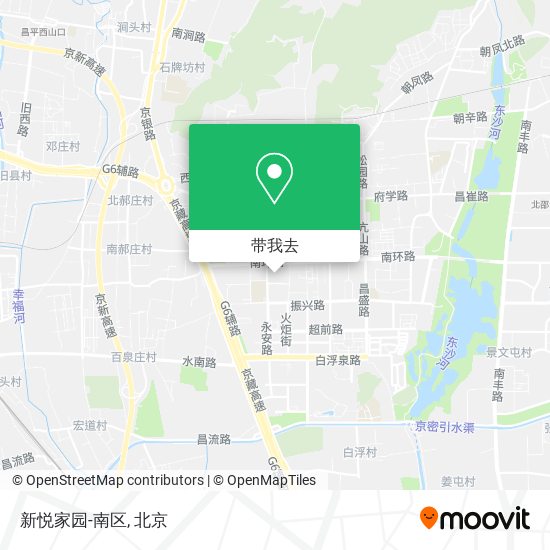 新悦家园-南区地图