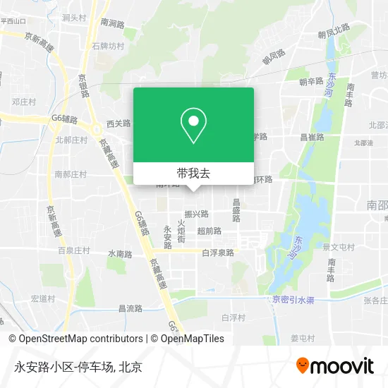 永安路小区-停车场地图