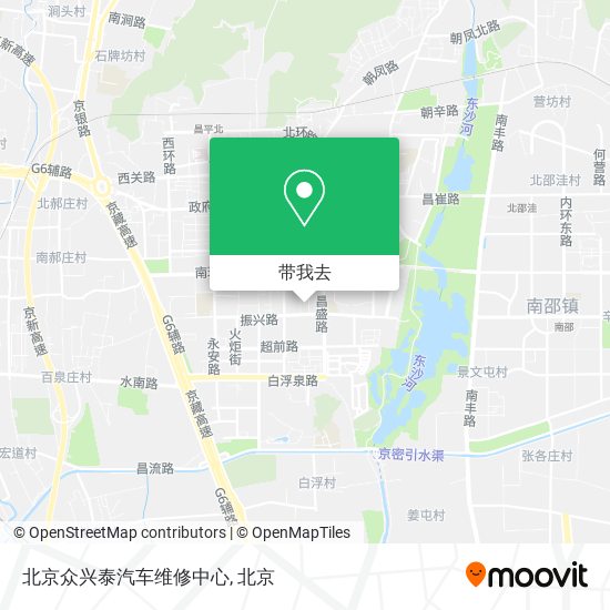 北京众兴泰汽车维修中心地图
