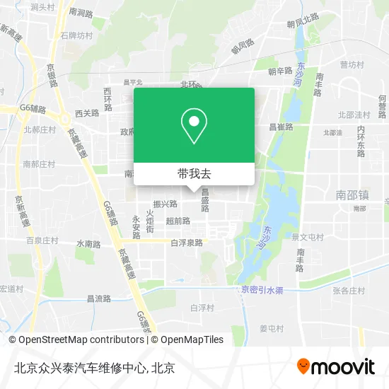 北京众兴泰汽车维修中心地图