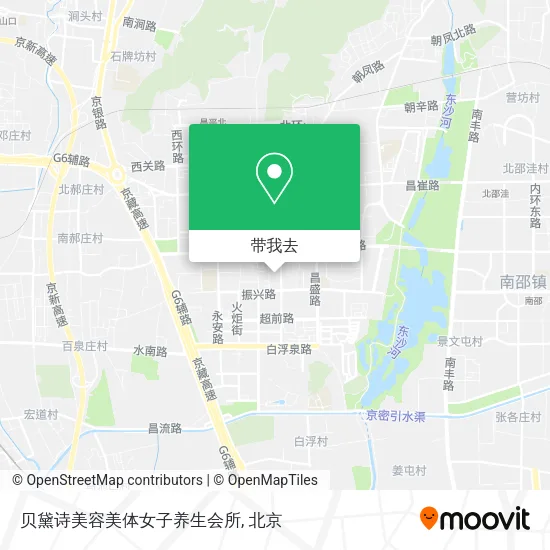 贝黛诗美容美体女子养生会所地图