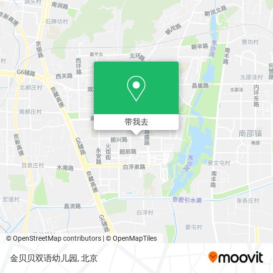 金贝贝双语幼儿园地图