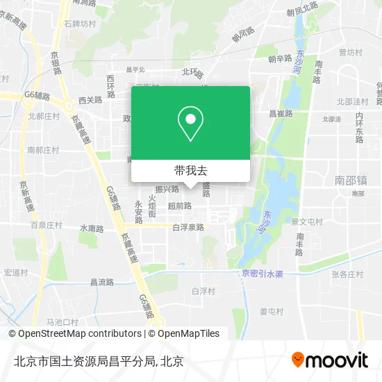 北京市国土资源局昌平分局地图