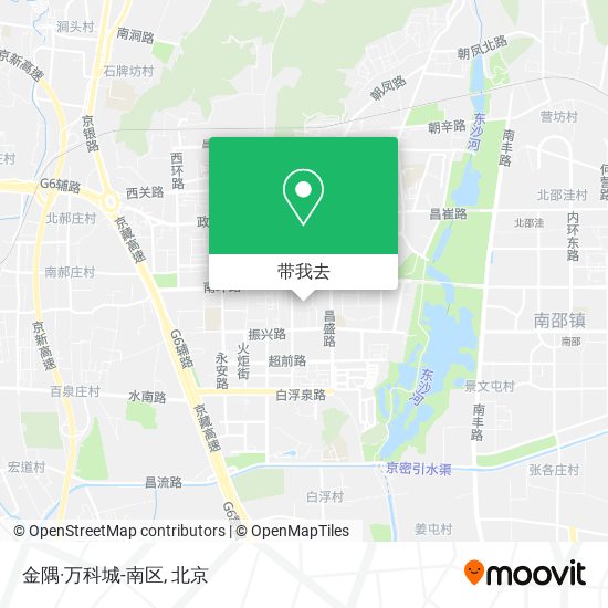金隅·万科城-南区地图