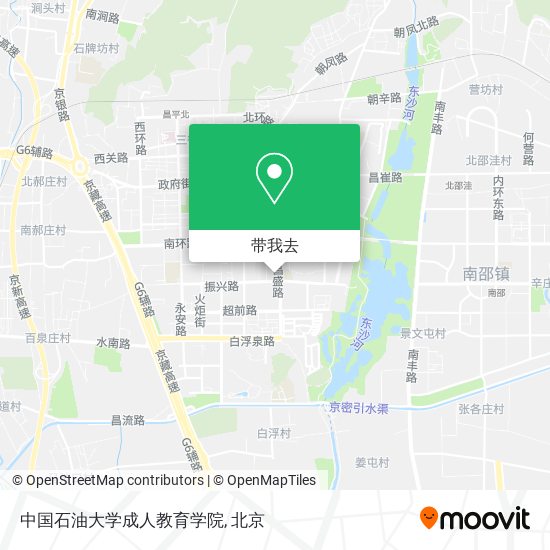 中国石油大学成人教育学院地图