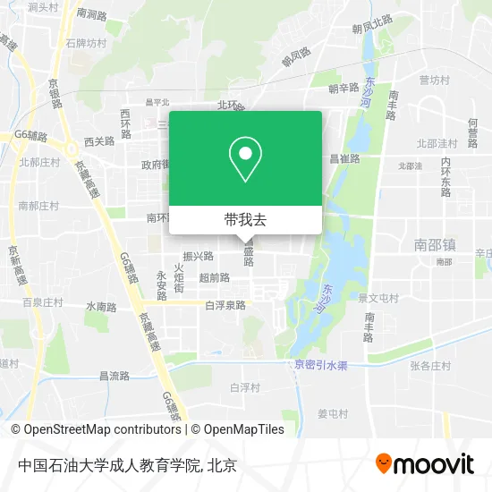 中国石油大学成人教育学院地图