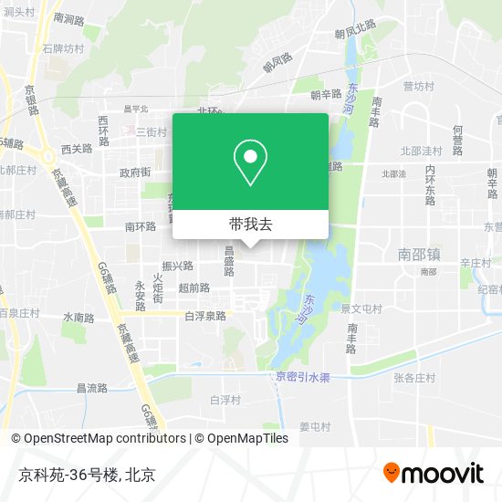 京科苑-36号楼地图