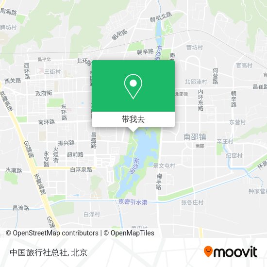 中国旅行社总社地图