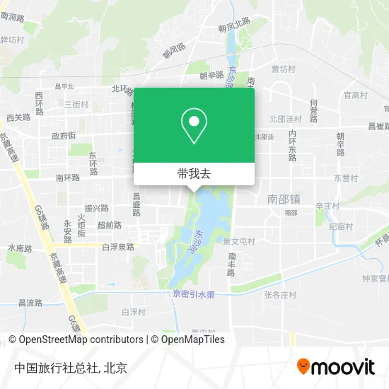 中国旅行社总社地图