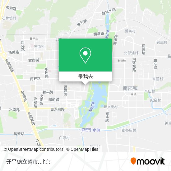 开平德立超市地图