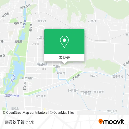 燕霞饺子馆地图