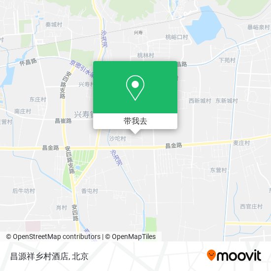 昌源祥乡村酒店地图