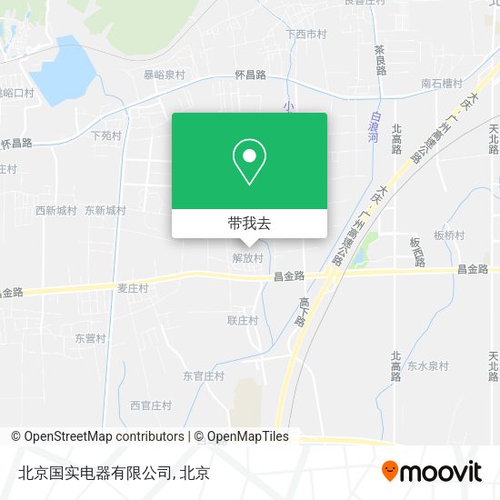 北京国实电器有限公司地图