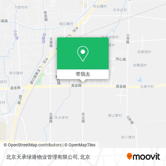 北京天承绿港物业管理有限公司地图