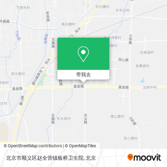 北京市顺义区赵全营镇板桥卫生院地图