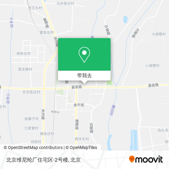 北京维尼纶厂住宅区-2号楼地图