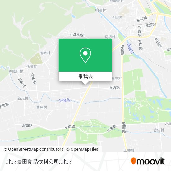 北京景田食品饮料公司地图