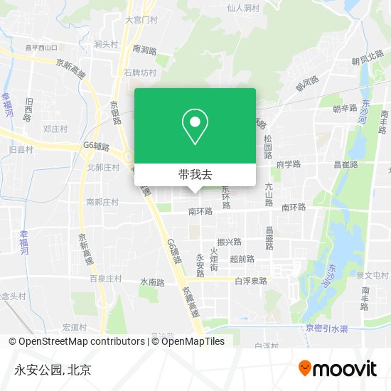 永安公园地图