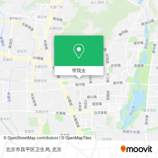 北京市昌平区卫生局地图