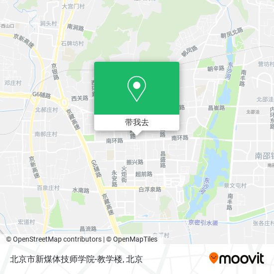 北京市新煤体技师学院-教学楼地图