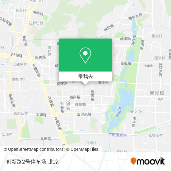 创新路2号停车场地图