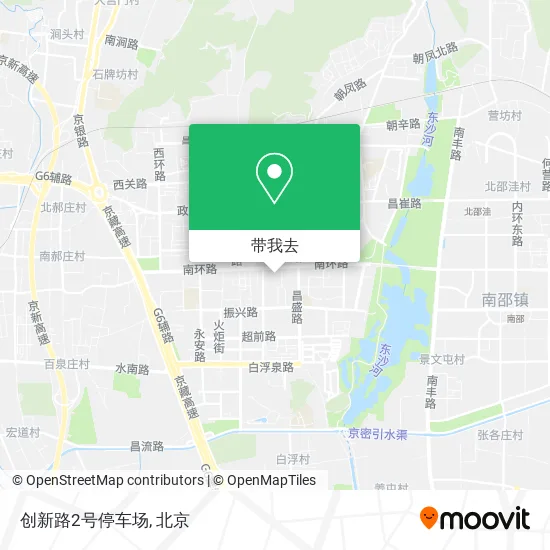 创新路2号停车场地图