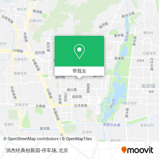 润杰经典创新园-停车场地图