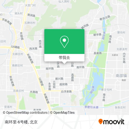 南环里-6号楼地图