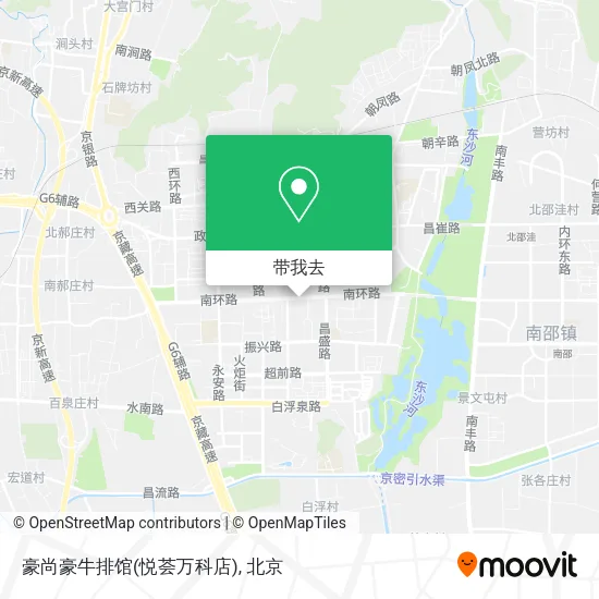 豪尚豪牛排馆(悦荟万科店)地图