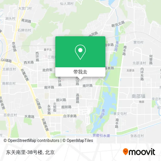 东关南里-38号楼地图