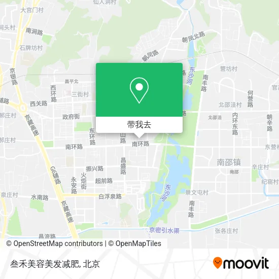 叁禾美容美发减肥地图