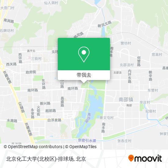 北京化工大学(北校区)-排球场地图